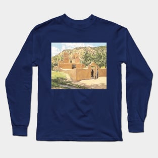 Offering for San Esquipula by Walter Ufer Long Sleeve T-Shirt